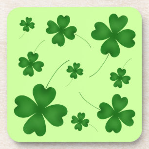 Dessous-de-verre Conception simple de shamrock