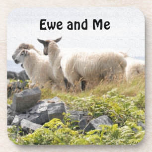 Dessous-de-verre Conceptions originales - Moutons dans un champ