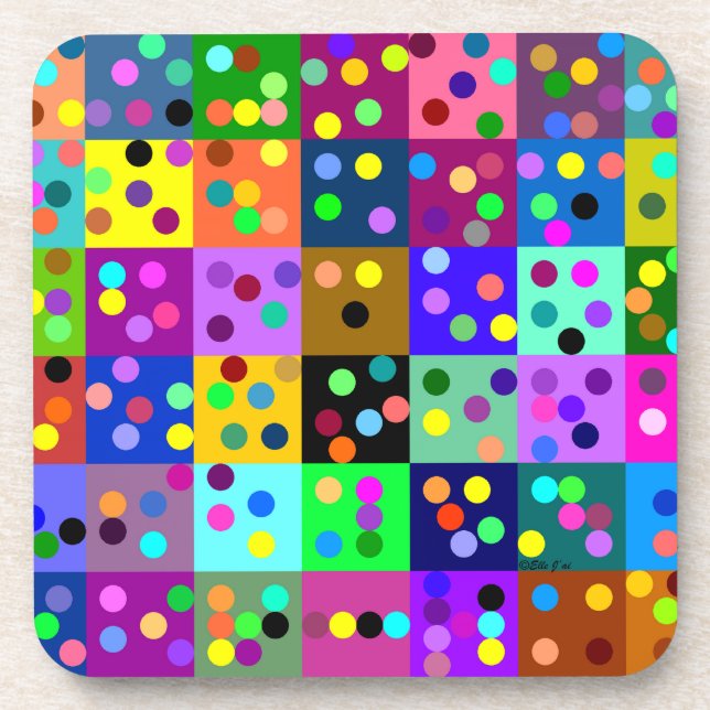 Dessous de verre Confetti (Devant)