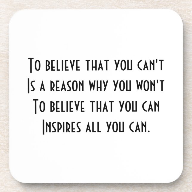 Dessous-de-verre Confiance (Devant)