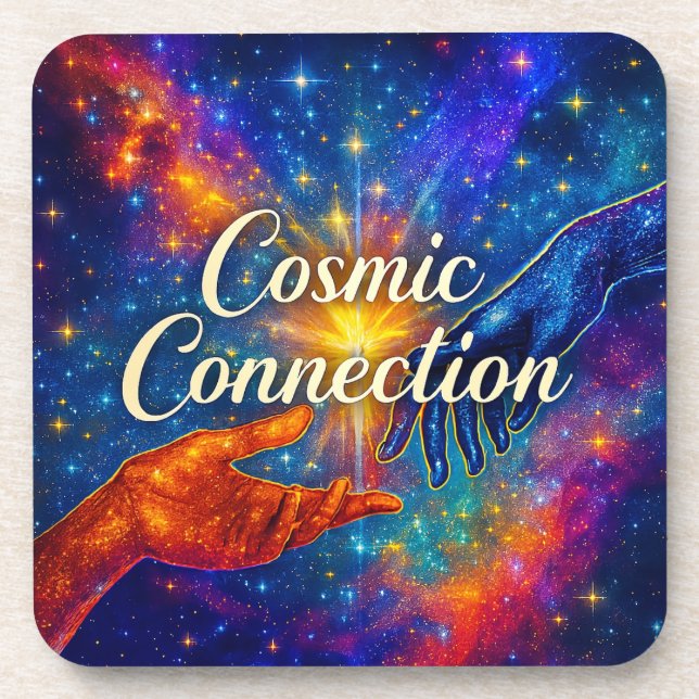 🪐 Dessous de verre Connexion Cosmique (Devant)