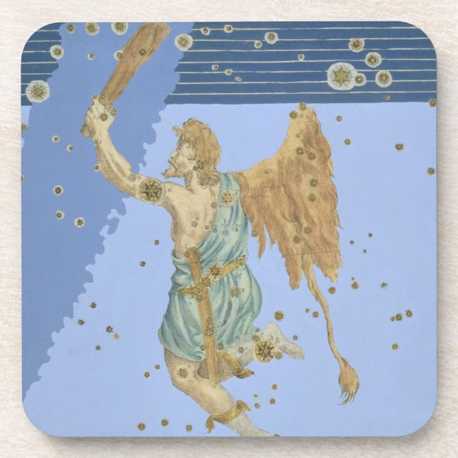 Dessous-de-verre Constellation d'Orion, de "Uranometria" par Joha (Devant)