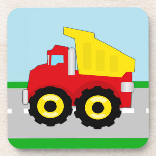 Dessous-de-verre Construction Dumptruck d'enfants