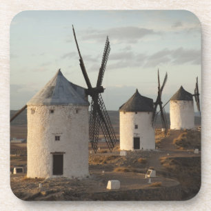 Dessous-de-verre Consuegra, antiques moulins à vent de La Mancha