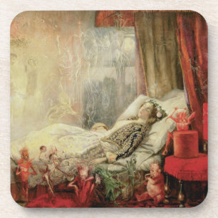 Dessous-de-verre Conte de fées vintage, matière dont les rêves sont