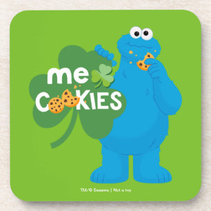 Dessous-de-verre Cookie Monster Amour shamrock