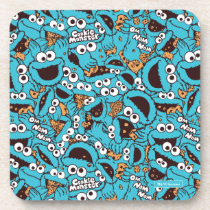 Dessous-de-verre Cookie Monster   Modèle Nom Nom Nom