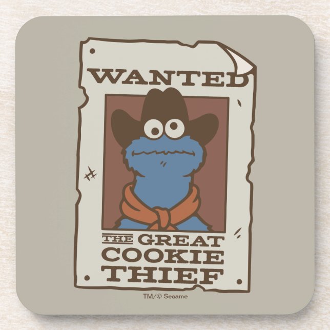 Dessous-de-verre Cookie Monster | Poster Recherché (Devant)