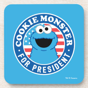 Dessous-de-verre Cookie Monster pour Président