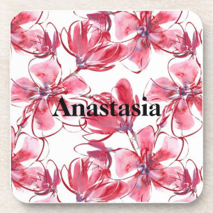 Dessous-de-verre Cool, Fleurs roses Extraordinaires