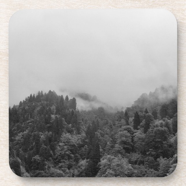 Dessous-de-verre Cool, nature brumeuse magique (Devant)