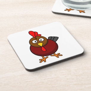 Dessous-de-verre Coq de dessin animé