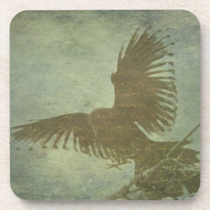 Dessous-de-verre Corbeau de la poésie