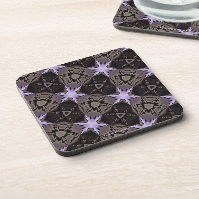 Dessous de verre Cork Purple Stars (Côté gauche)