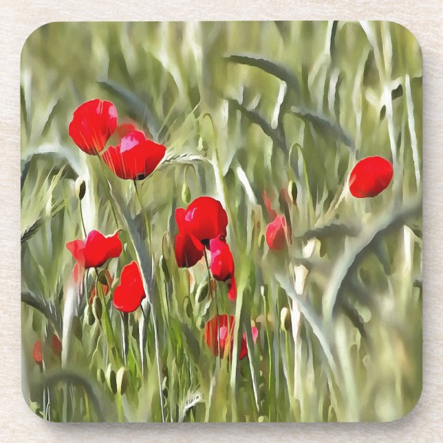 Dessous-de-verre Corn Poppies (Devant)