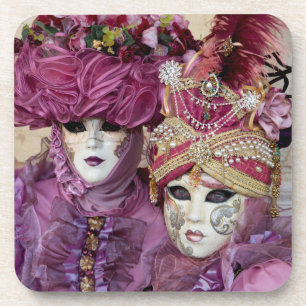 Dessous-de-verre Costume de Carnaval violet, Venise