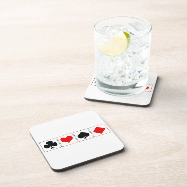 Dessous-de-verre Costumes de carte de jeu (Côté Droit)