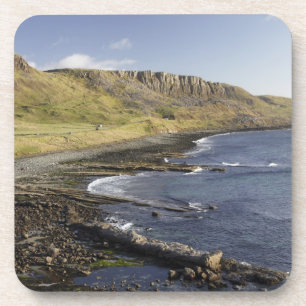 Dessous-de-verre Côte à Duntulm, île de Skye, Écosse, Royaume-Uni