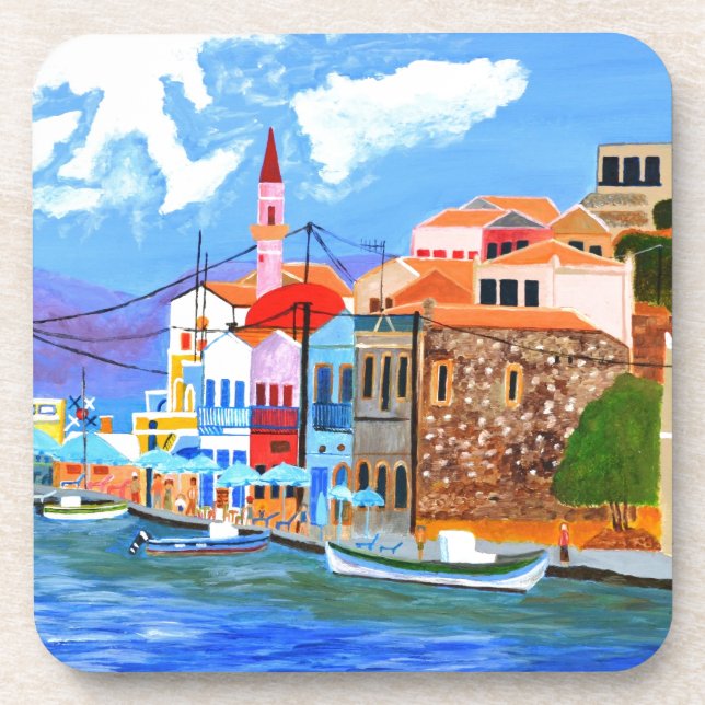 Dessous-de-verre Côte grecque (Devant)