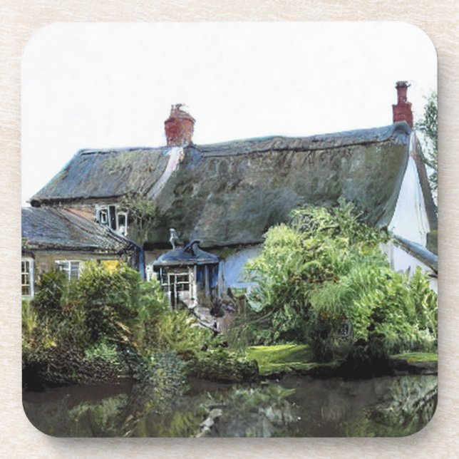 DESSOUS-DE-VERRE COTTAGE DE LA VIEILLE ANGLETERRE (Devant)