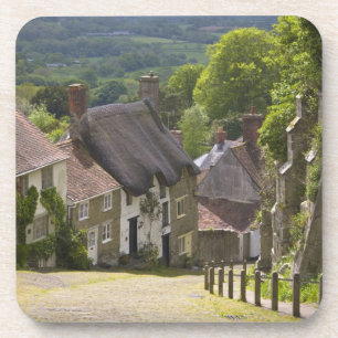 Dessous-de-verre Cottages à Gold Hill, Shaftesbury, Dorset,
