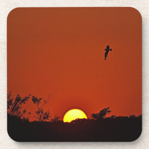 Dessous de verre coucher de soleil