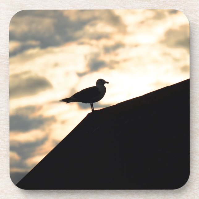 Dessous-de-verre Coucher de soleil de Sea Gull (Devant)
