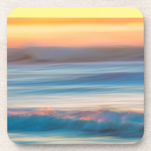 Dessous-de-verre Coucher de soleil et océan | Parc d'État de Cape D (Devant)