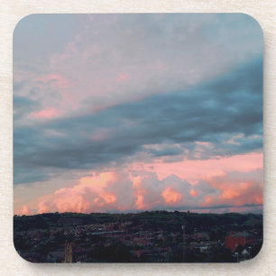Dessous-de-verre Coucher de soleil majestueux au Pays de Galles