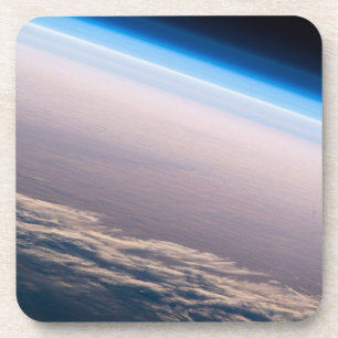 Dessous-de-verre Coucher De Soleil Orbital Au Large De La Côte De C