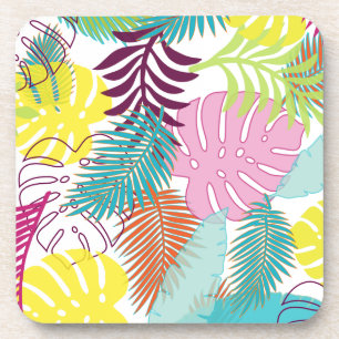 Dessous-de-verre Couleur de fond DIY PixDezines forêt tropicale