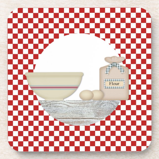 Dessous-de-verre Country Baking Cork Coaster (Devant)