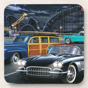 Dessous-de-verre Coureur de cyclone