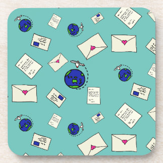 Dessous-de-verre Courrier autour du monde