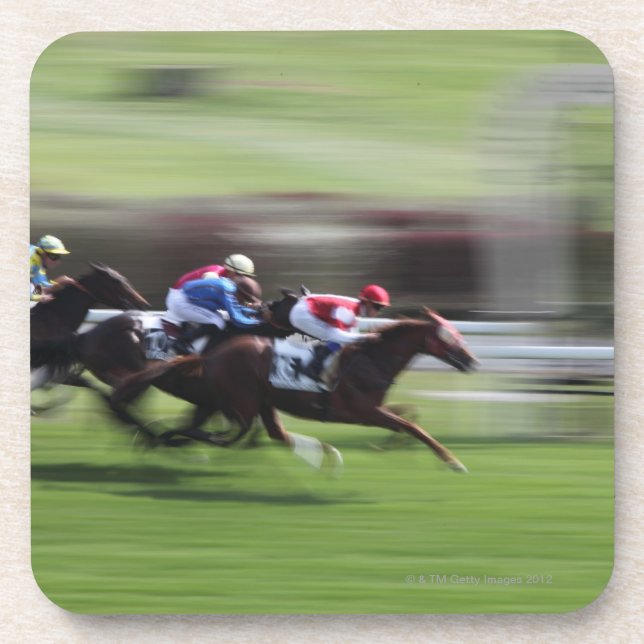 Dessous-de-verre Course de cheval (Devant)