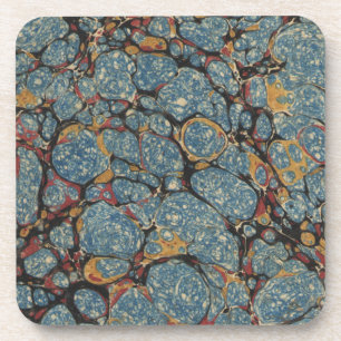 Dessous-de-verre Couverture de livre ancienne et usée