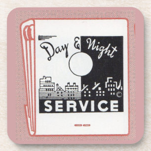 Dessous-de-verre couverture de vieux matchs Service de jour et de n