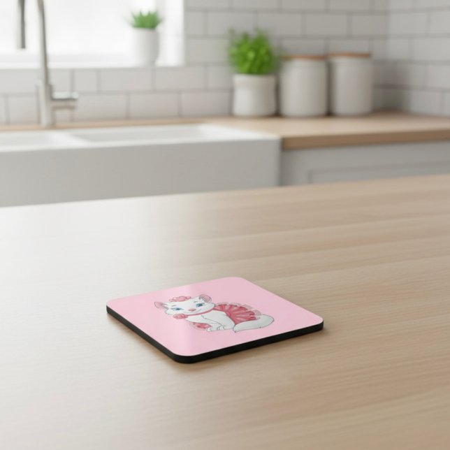 Dessous-de-verre Couvre-boisson Kitty (Créateur téléchargé)