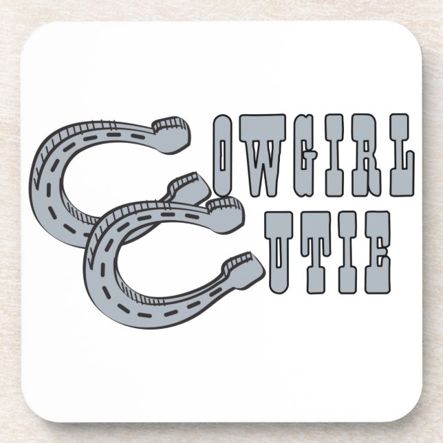 Dessous-de-verre Cowgirl Cutie (Devant)