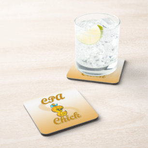 Dessous-de-verre CPA Chick