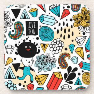 Dessous-de-verre Crazy head