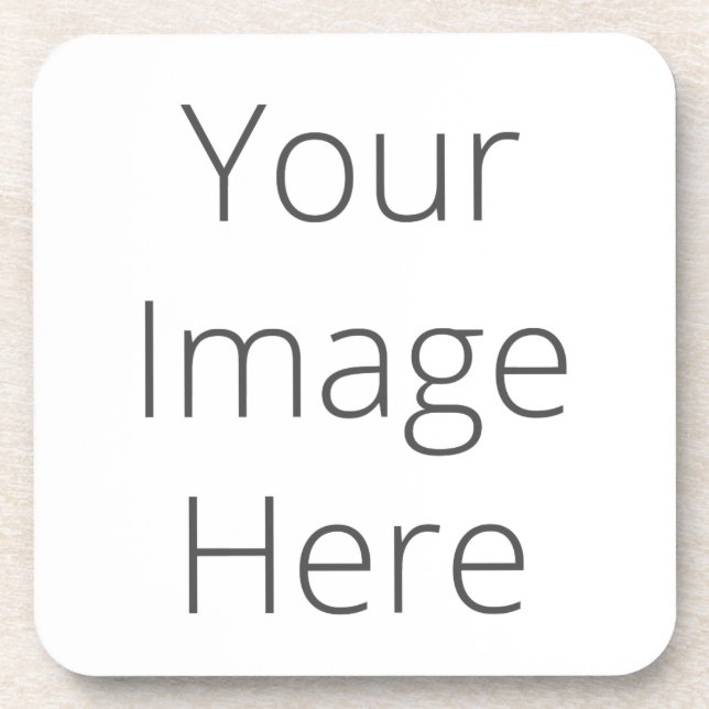 Dessous-de-verre Créez vos assiettes carrées jetabless (Devant)