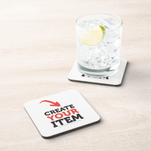 Dessous-de-verre CRÉEZ-VOTRE-PROPRE DIY Personnalisé téléchargez vo