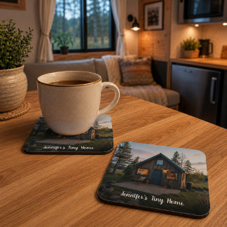Dessous-de-verre Créez votre propre photo de tiny house personnelle