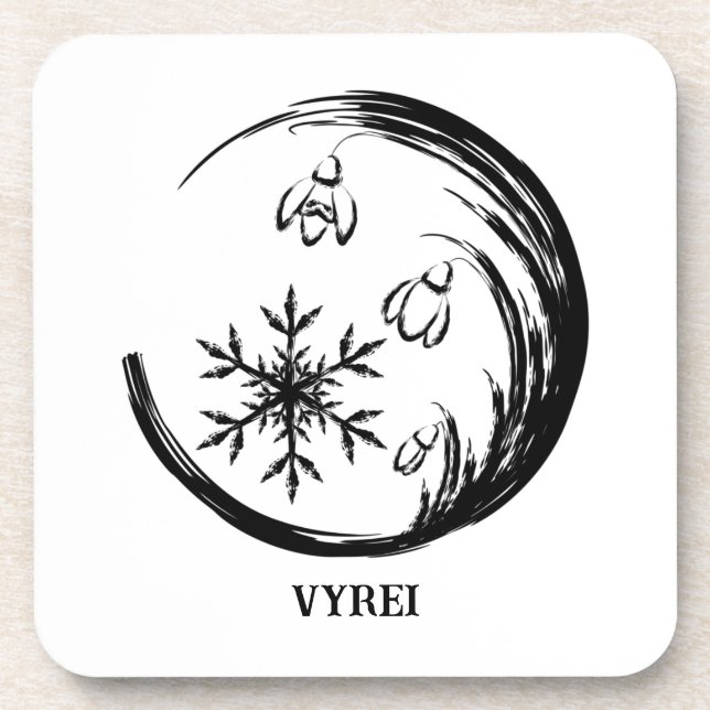 Dessous-de-verre Crest d'hiver (Devant)