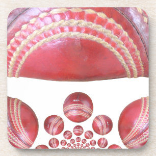 Dessous-de-verre Crimson Spin - Une Belle Balle Rouge De Cricket Ar