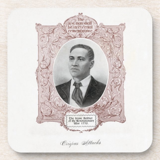 Dessous-de-verre Crispus Attucks : Martyr de la révolution américai (Devant)