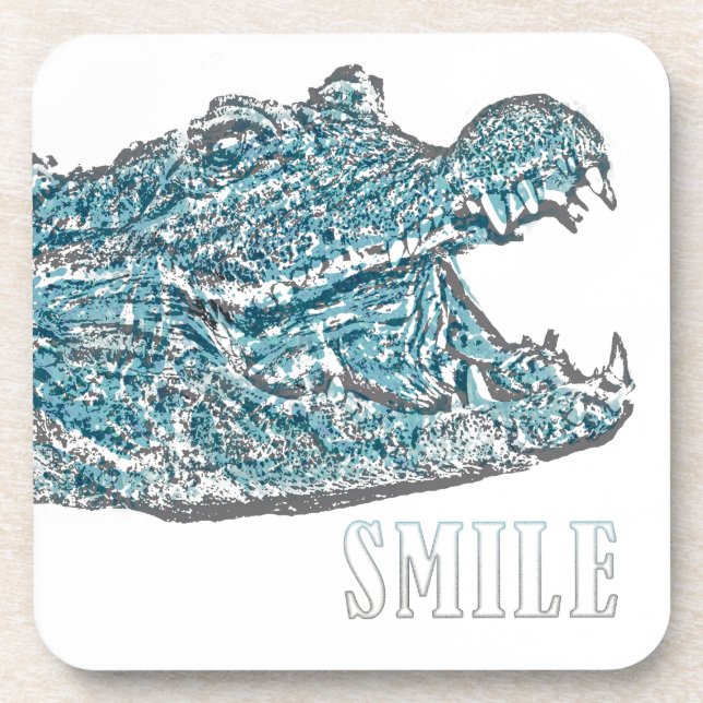 Dessous-de-verre Crocodile du sourire (Devant)