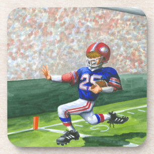 Dessous-de-verre Croisement de la ligne de but pour un touchdown