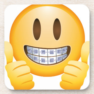 Dessous-de-verre Croisillons Geeky Emoji